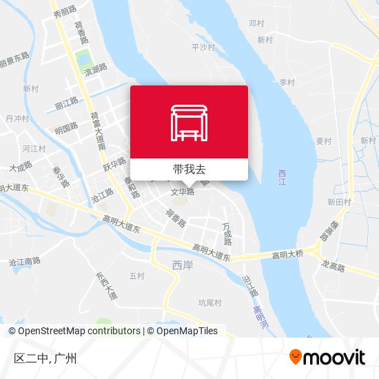 区二中地图