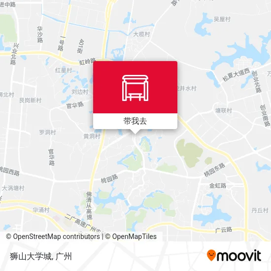 狮山大学城地图