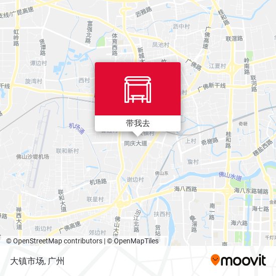 大镇市场地图