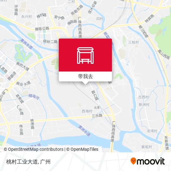桃村工业大道地图