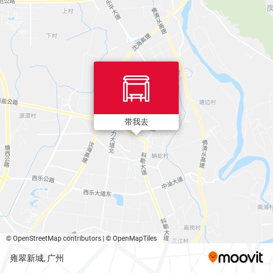 雍翠新城地图