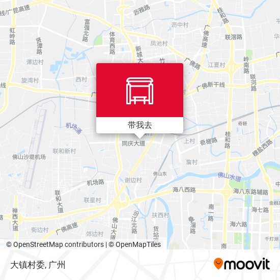 大镇村委地图