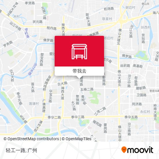 轻工一路地图