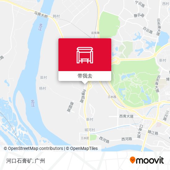 河口石膏矿地图