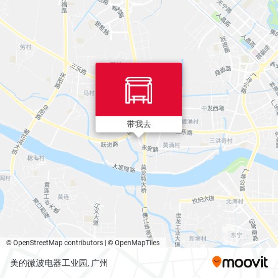 美的微波电器工业园地图