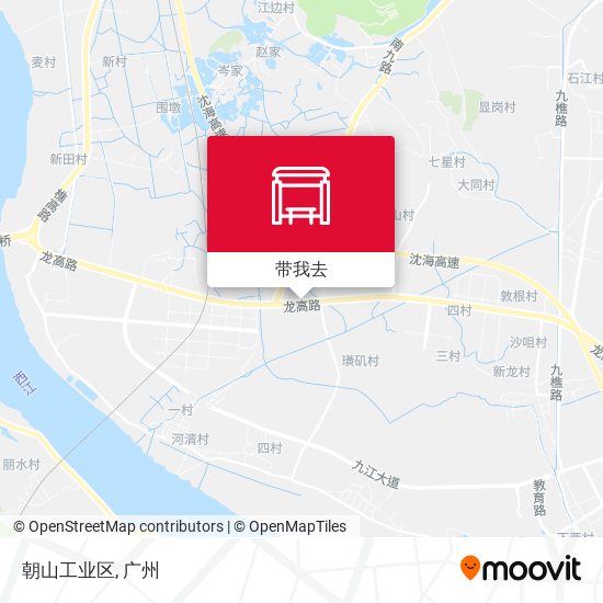 朝山工业区地图