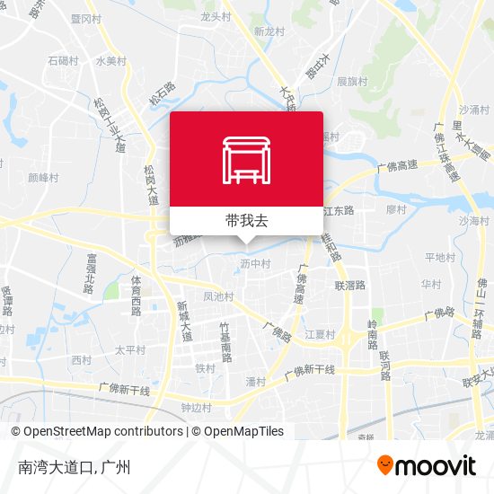 南湾大道口地图