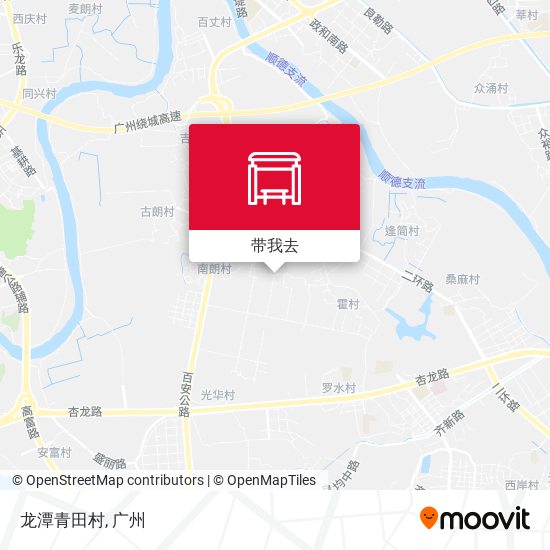 龙潭青田村地图