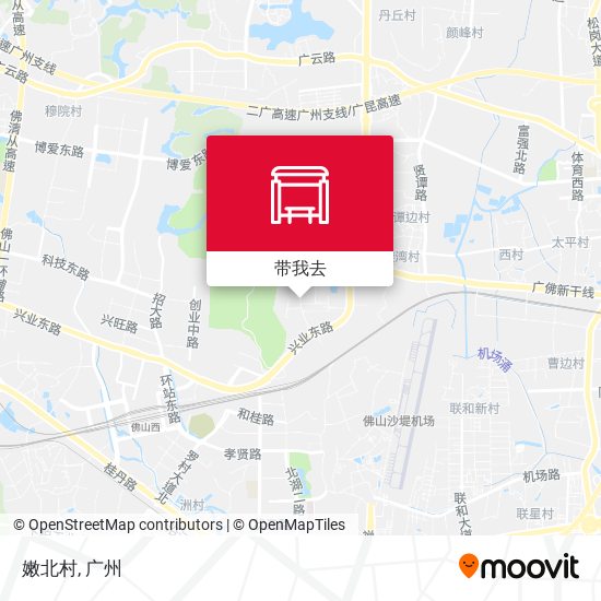 嫩北村地图