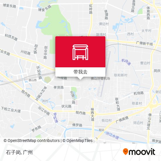 石子岗地图