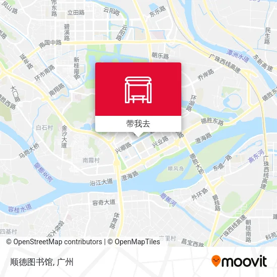 顺德图书馆地图