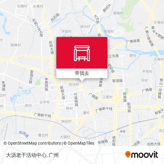 大沥老干活动中心地图