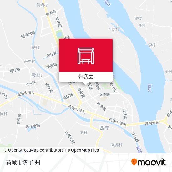 荷城市场地图