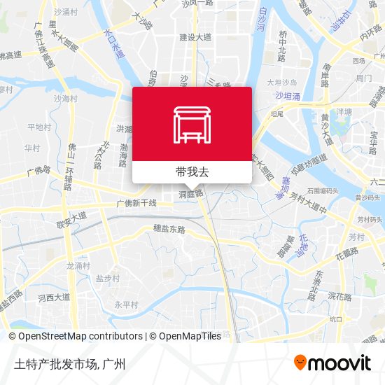 土特产批发市场地图