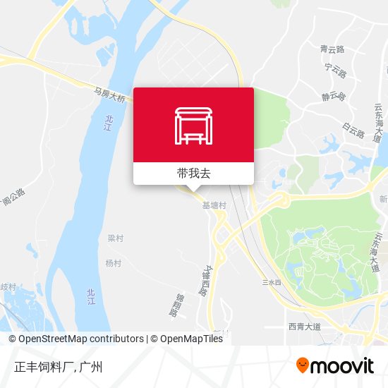 正丰饲料厂地图