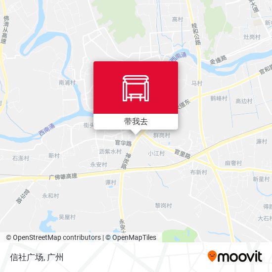 信社广场地图