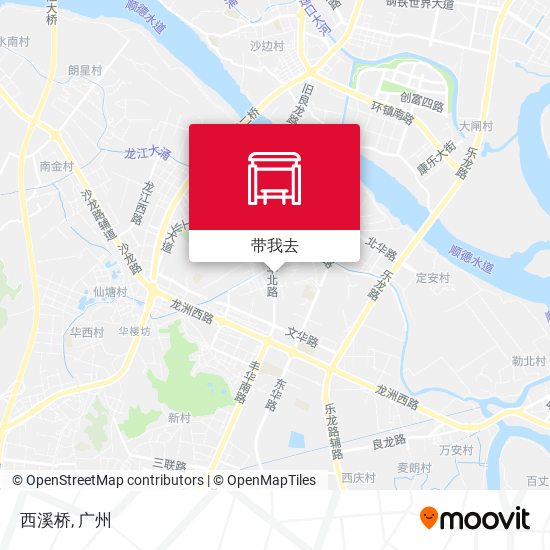 西溪桥地图