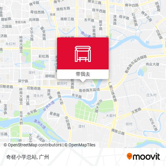 奇槎小学总站地图