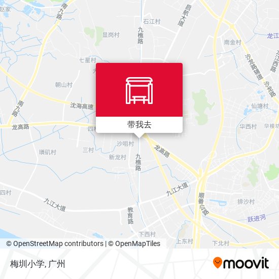 梅圳小学地图