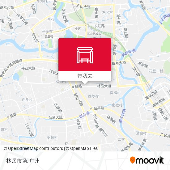 林岳市场地图
