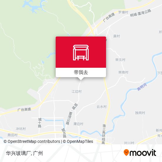 华兴玻璃厂地图