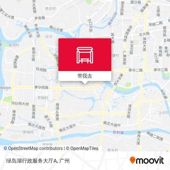 绿岛湖行政服务大厅A地图