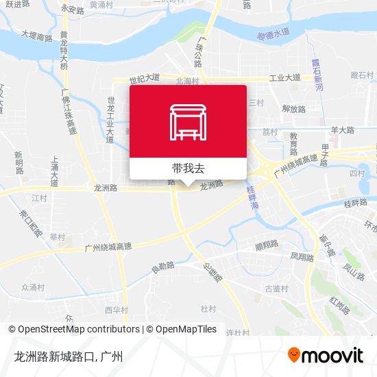 龙洲路新城路口地图