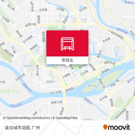 嘉信城市花园地图