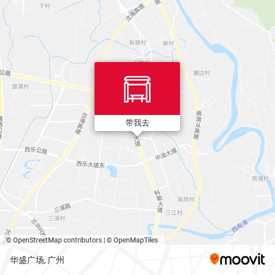 华盛广场地图