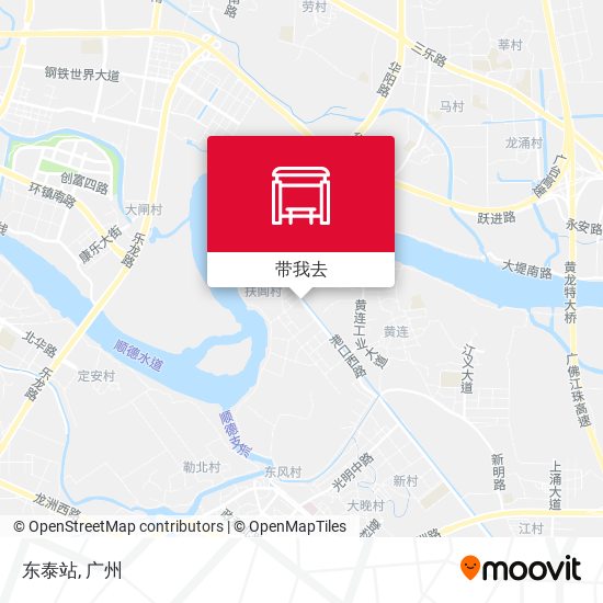 东泰站地图
