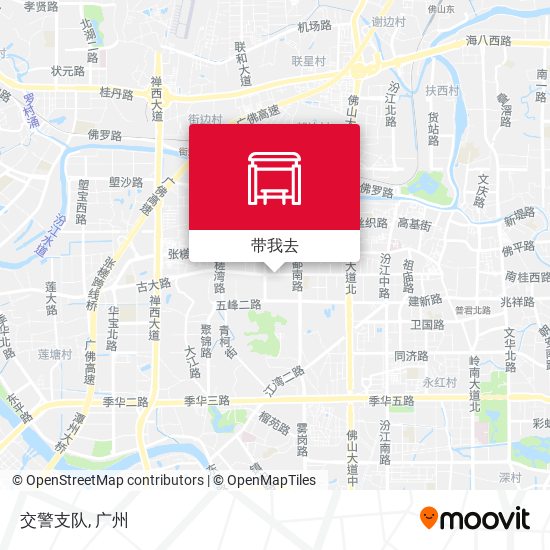 交警支队地图