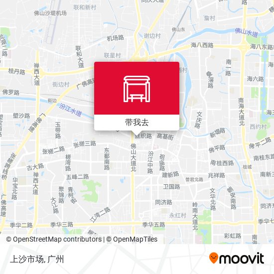 上沙市场地图