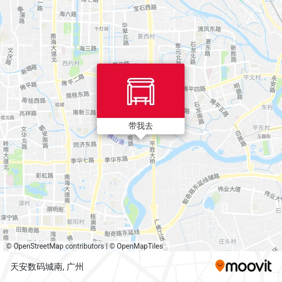 天安数码城南地图