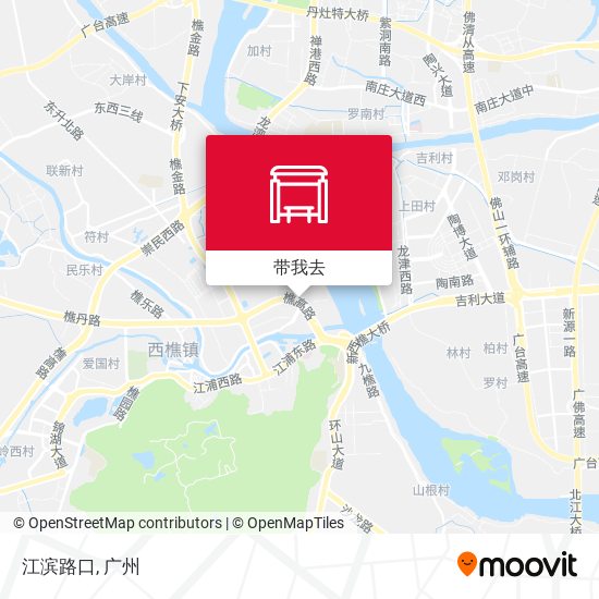 江滨路口地图