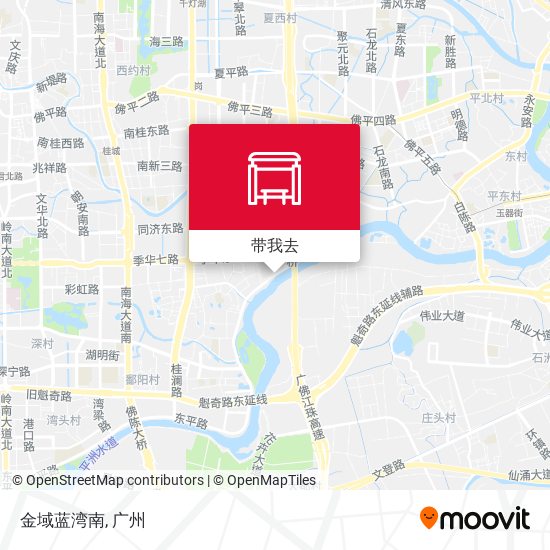 金域蓝湾南地图