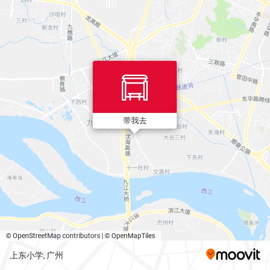 上东小学地图