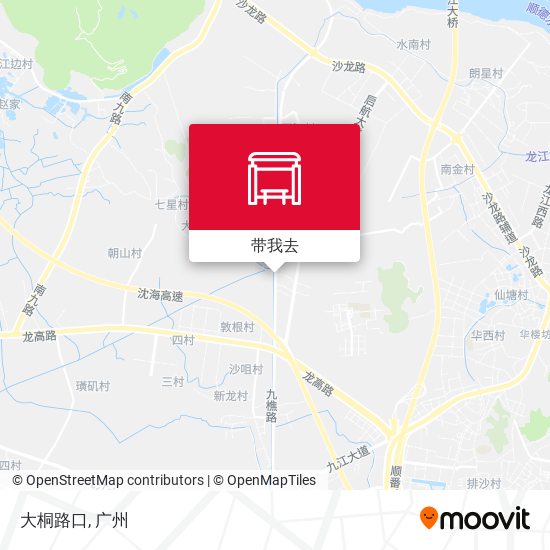 大桐路口地图