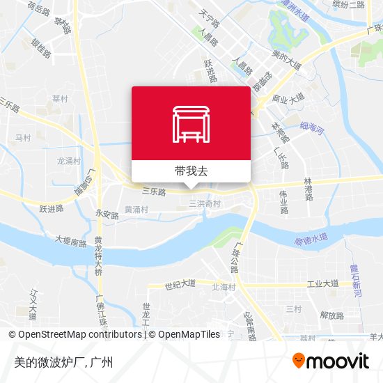 美的微波炉厂地图