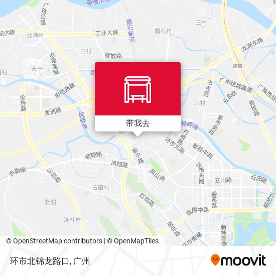 环市北锦龙路口地图