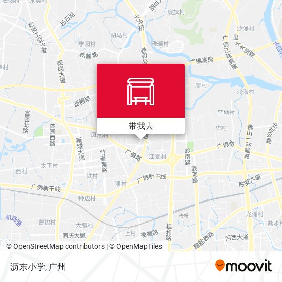 沥东小学地图