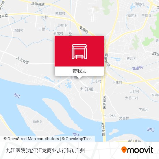 九江医院(九江汇龙商业步行街)地图