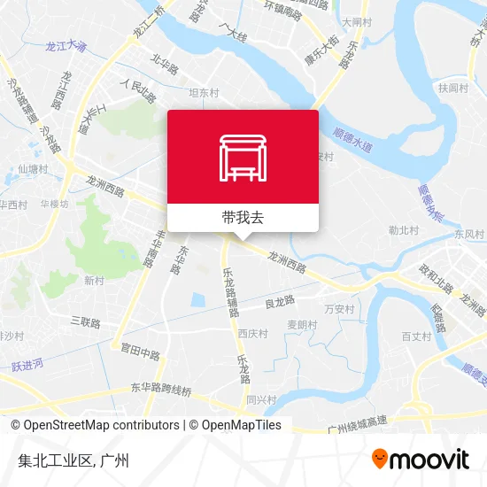 集北工业区地图
