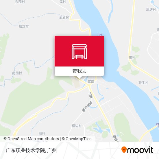 广东职业技术学院地图