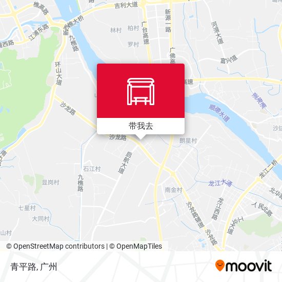 青平路地图