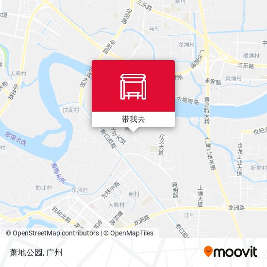 萧地公园地图