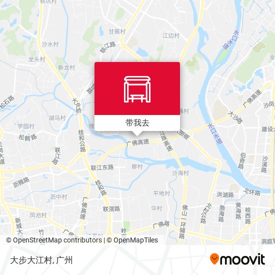 大步大江村地图