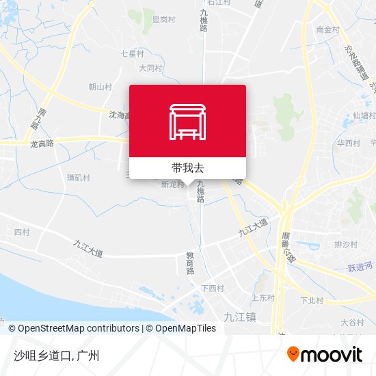 沙咀乡道口地图