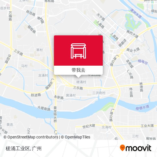 槎涌工业区地图