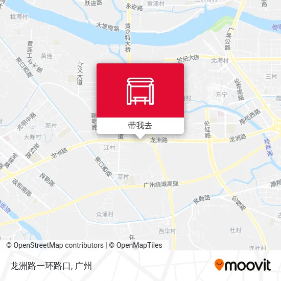 龙洲路一环路口地图