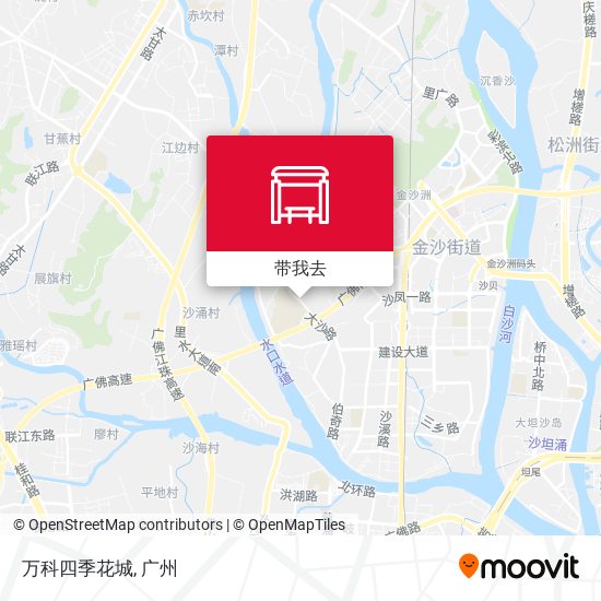 万科四季花城地图